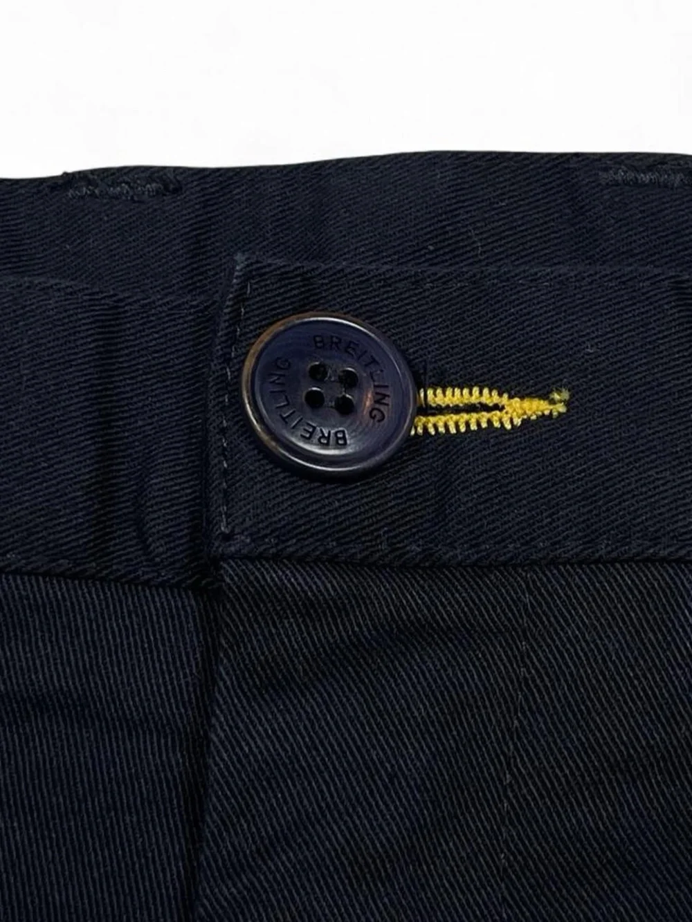 Breitling 1884 Black Chino Pants Men’s Size W32 L31 Golf Trousers Stretch